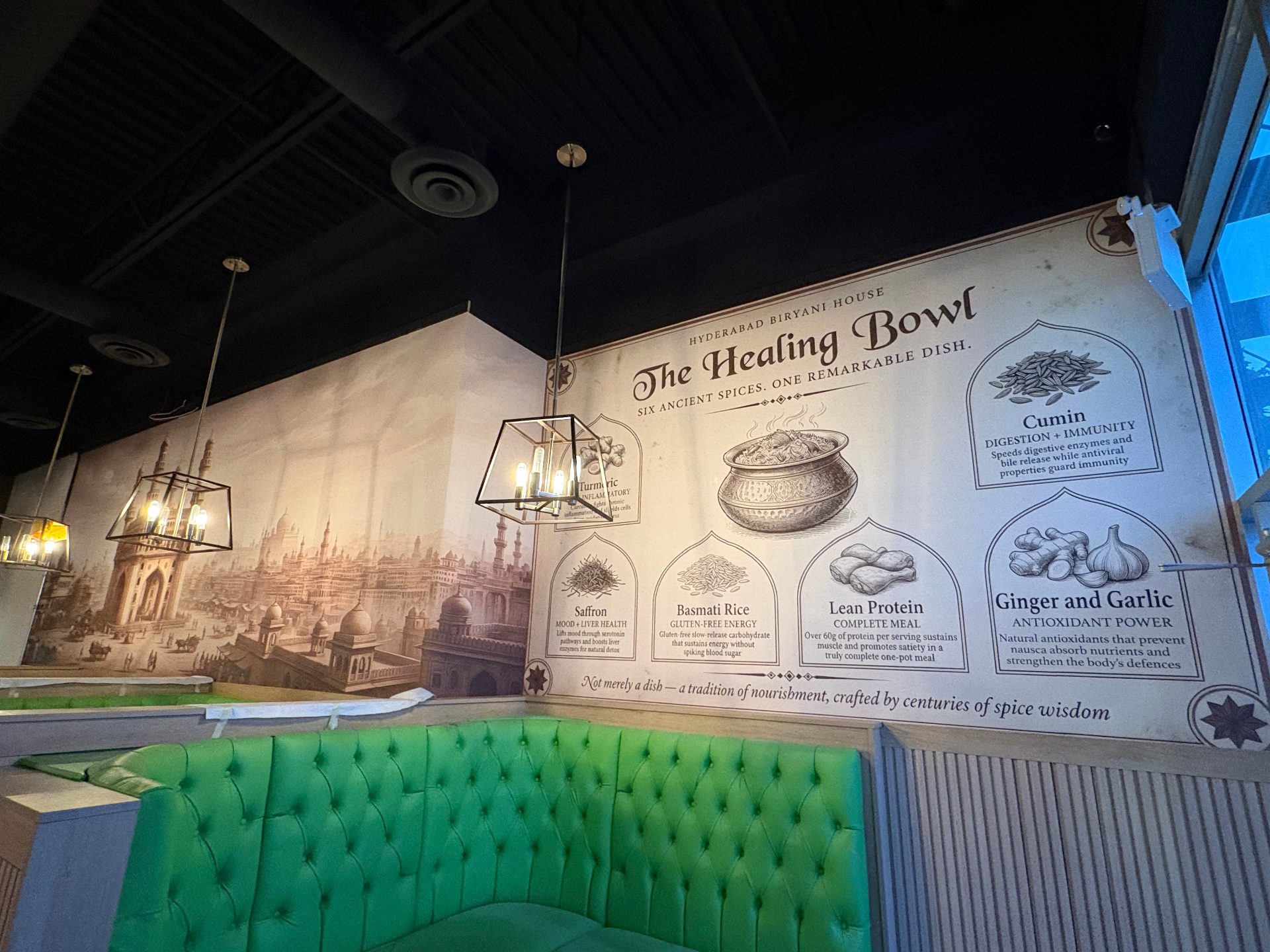 Restaurant Mural Wall