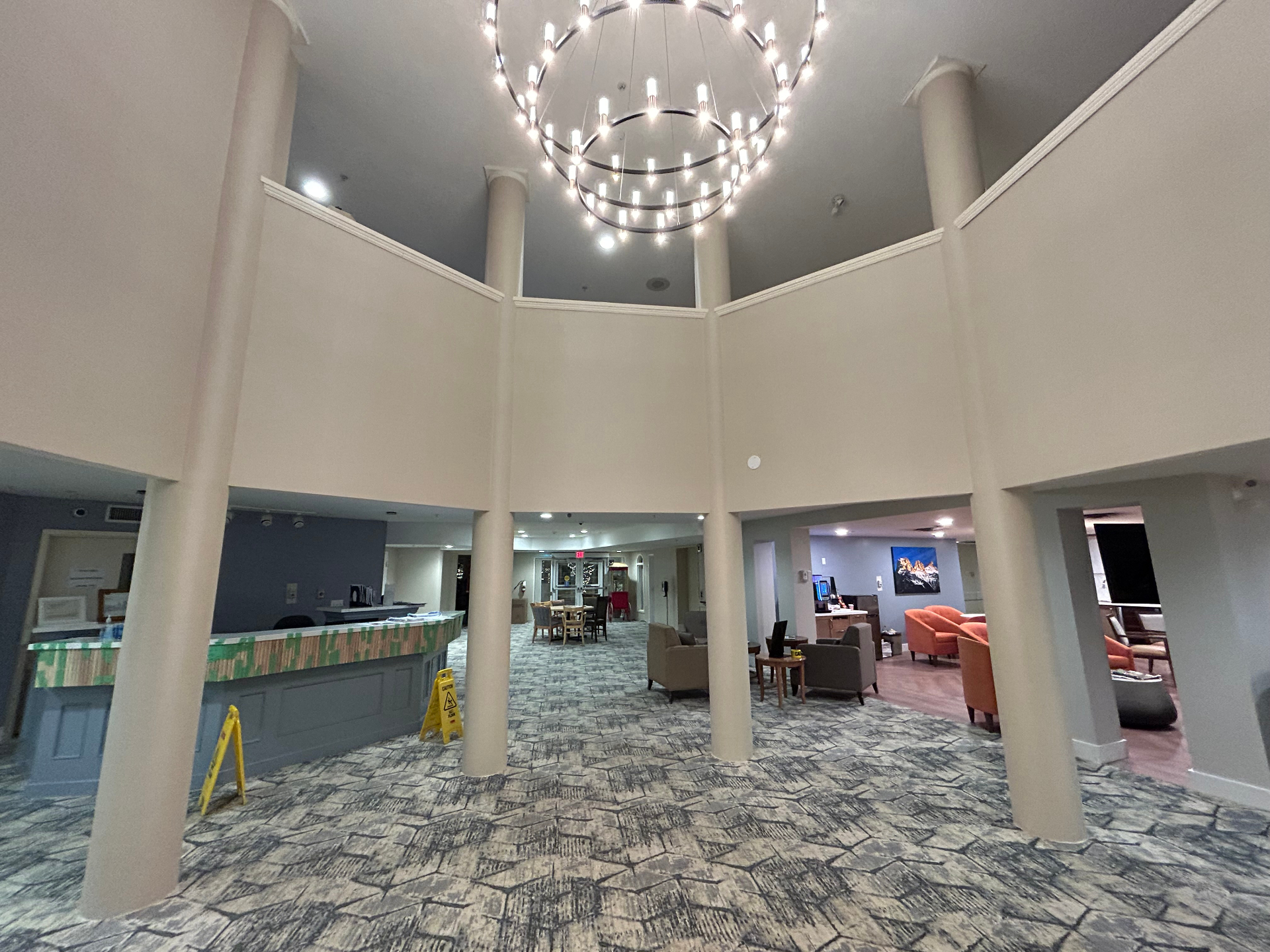 Senior Living Lobby Walls
